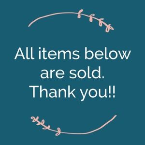 Sold items below